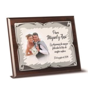 Placa Homenaje COLOR "Pergamino"